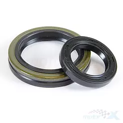 Uszczelniacze wału korbowego, 2 sztuki, 38x52x8mm, 25x37x6mm, Prox (42.3316) Suzuki RM 250 96-99, RMX 250 95-98