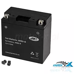 Akumulator żelowy JMT JMB9-B (YB9-B-BS) 136x76x139mm 12V 9Ah 110CCA
