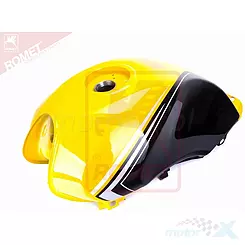 Zbiornik paliwa czarno żółty Romet ZXT 50 / 125