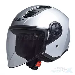 Kask otwarty LS2 OF616 Airflow II Solid Srebrny