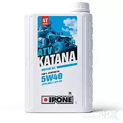 Olej silnikowy IPONE Katana ATV syntetyczny MA2 4T 5W40 2L 