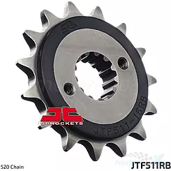 Zębatka przednia 520 15 zębów, RB - gumowa prowadnica łańcucha, JT Sprockets JTF511