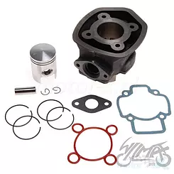 Cylinder kompletny 40.00mm 50cc żeliwo, pięciokątny sworzeń 12mm WM Motor Gilera / Piaggio LC
