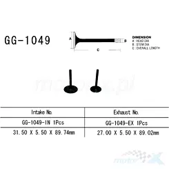 Zawór wydechowy Vesrah GG-1049-EX