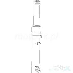 Amortyzator przedni prawy, 0010, Keeway Zahara 43300T620010