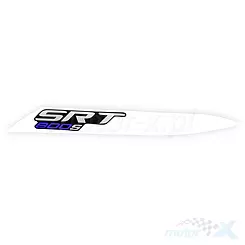 Naklejka E602 "SRT" osłony tylnej lewej QJMotor SRT 800 S / SRT 800 SX