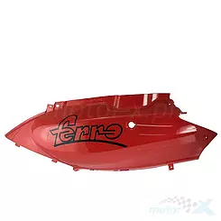 Osłona tylna górna lewa czerwona Ferro 604 / Benzer Columbia / Romet RXL