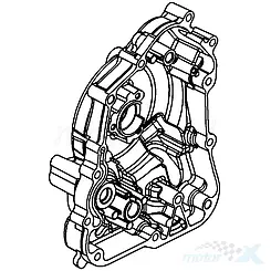 Pokrywa silnika prawa, czarny NEA, Kymco Downtown / X-Town / K-XCT / DT X