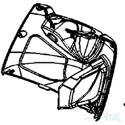 Osłona przednia wewnętrzna YZP Kymco People GTi