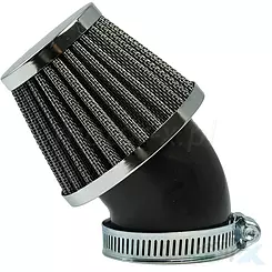 Filtr powietrza stożkowy 42mm 45° chrom