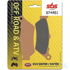 Klocki hamulcowe spiekane SBS Sinter Off Road 674RSI