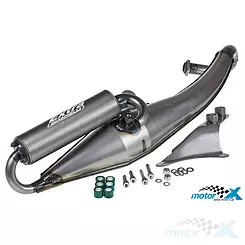 Tłumik, wydech Giannelli Extra V2 Titanium, Gilera / Piaggio LC (E)