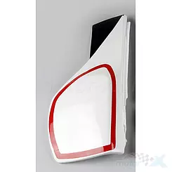 Osłona tylna górna lewa biała UFO Plast Yamaha TT 600 84-92
