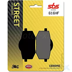 Klocki hamulcowe ceramiczne SBS Ceramic Street 616HF