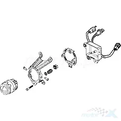 Lampa przednia kompletna, 1 sztuka, Kymco Maxxer