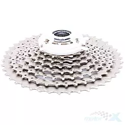 Wolnobieg rowerowy, 10 rzędów, Shimano typ CS-M4100, 11-42 zebów, kaseta 11-13-15-18-21-24-28-32-37-42