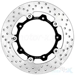 Tarcza hamulcowa przednia, pływająca, 267x132x4mm, MTX Parts MDF07024 YAMAHA X-MAX 125/250/400/500, MAJESTY 400 '04-'13, T-MAX 500/530