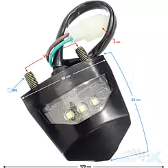Lampa tablicy rejestracyjnej Voge 525 ACX