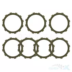 Tarcze sprzęgła, 7 sztuk, Psychic Motorsports MX-03235P (EBS5602R)