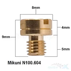 Dysza główna, Mikuni typ N100/604, 1 sztuka, Prox [różne rozmiary]