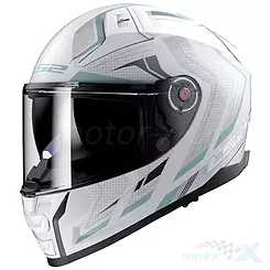 Kask integralny LS2 FF811 Vector II Alizer Matowy Biało-Srebrny