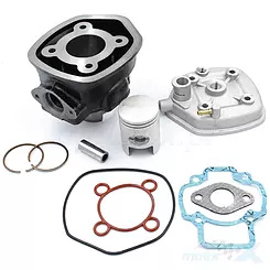 Cylinder kompletny z głowicą 40mm 50cc żeliwo Power Force Piaggio NRG L/C NEW 5-KĄT