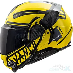 Kask szczękowy LS2 FF910 Advant II Tape Żółty