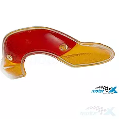 Klosz lampy tylnej, czerwony, Aprilia Sonic / Leonardo 125-250 99-01 / Leonardo 125-250 ST 01- (E)
