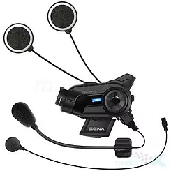 Interkom motocyklowy z kamerą Sena 10C-PRO Bluetooth 4.1 do 1600m, z kamerą Full HD, Radiem FM 