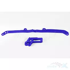Prowadnica i ślizg łańcucha napędowego zestaw niebieskie UFO Plast Yamaha YZ / YZF / WRF