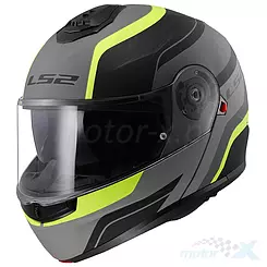 Kask szczękowy LS2 FF908 Strobe II Monza Mat Black Hi-Vis Yellow