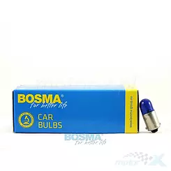 Żarówka BA9S 12V 4W niebieska Bosma 