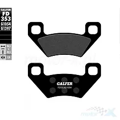 Klocki hamulcowe Galfer Semi Metal Street FD353G1054