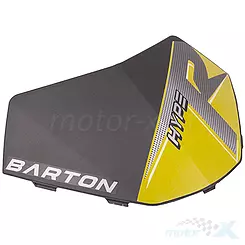 Osłona nad lampą przednią, żółta, Barton Hyper 125