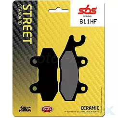 Klocki hamulcowe ceramiczne SBS Ceramic Street 611HF