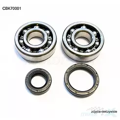 Łożyska wału korbowego z uszczelniaczami Bearing Worx CBK70001 (NTN) (MADE IN JAPAN) (24-1014)