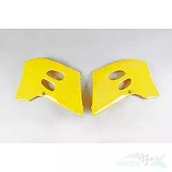 Osłony chłodnicy żółte UFO Plast Suzuki RM 125 / 250 93-95 