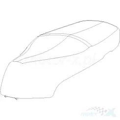 Siedzenie brązowe Keeway Zahara 51100T820024