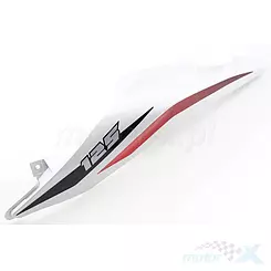 Osłona tylna górna lewa, biała z naklejką 031Z, Benelli BN 125 2020