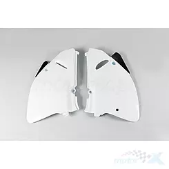 Osłony tylne górne komplet białe UFO Plast Suzuki RM 125 / 250 93-95
