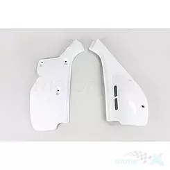 Osłony tylne górne komplet biały UFO Plast Honda XR 600 88-02