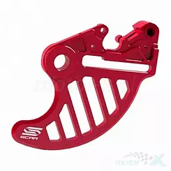 Osłona tarczy hamulcowej tylnej, czerwona, Scar Racing SRDG700