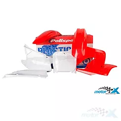 Komplet plastików Polisport MX, 7 elementów,  kolor 00-01, Honda CR 125 / CR 250 95-07