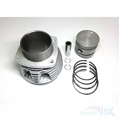 Cylinder ural z tłokiem , pierścieniami almot , sworzniem i zabezp. sworznia [650CCM]