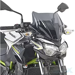 Szyba czołowa, przyciemniana, 28x36.5cm, Kappa, 4128SK, Yamaha MT-03 / Kawasaki Z 650
