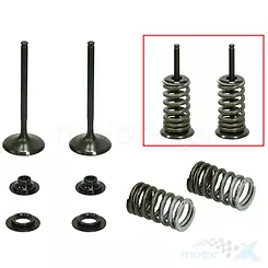 Zawory wydechowe, stalowe, 35x5.45x84.6mm, komplet, Psychic Motorsports XU-09533EK HONDA CRF 450 R '07-'12 (MX-09533E)