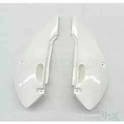 Osłony tylne górne komplet biały UFO Plast Kawasaki KXF 250 09-12