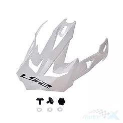 Daszek kasku LS2 MX470 Gloss White