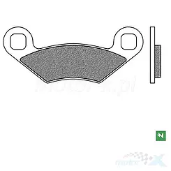 Klocki hamulcowe ATV Sinter KH159 Newfren FD0302SV1