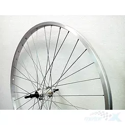 Felga tylna, koło rowerowe 26", obręcz i piasta aluminium z łożyskami maszynowymi